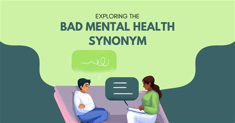 Synonyms For Poor Mental Health