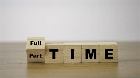 Synonyms Of Full Time And Part Time