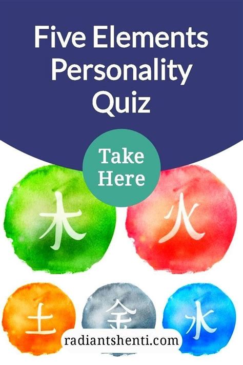 Take The Free 5 Elements Personality Test