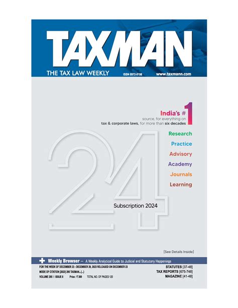 Taxman The Tax Law Weekly July 30 August 5 2022