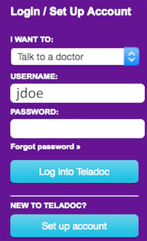 Teladoc Login