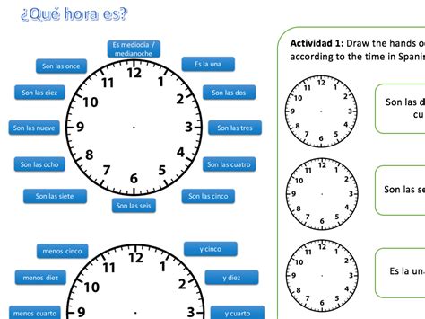 Telling Time Qu Hora Es Ppt Descargar