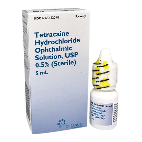 Tetracaine Eye Drops Alternative