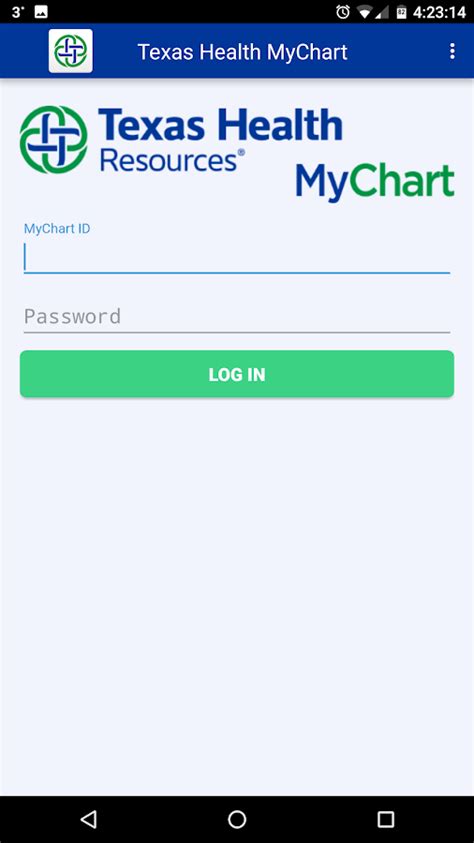 Texas Health Mychart Log In