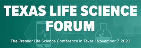 Texas Life Science Forum To Highlight Texas Health Innovation Nov 7 At Rice S Mcnair Hall Rice News News And Media Relations Rice University