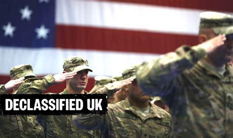 The 183 American Troops Deployed At Secret Locations Across Britain