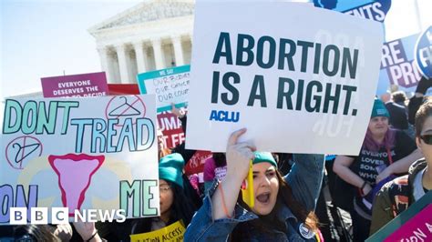 The Looming Battle Over Abortion In The Us Bbc News