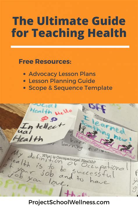 The Ultimate Guide For Teaching Health Project School Wellness