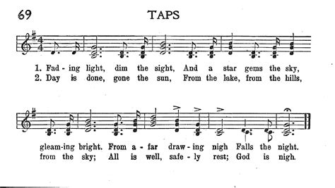 The Words To Taps 1862