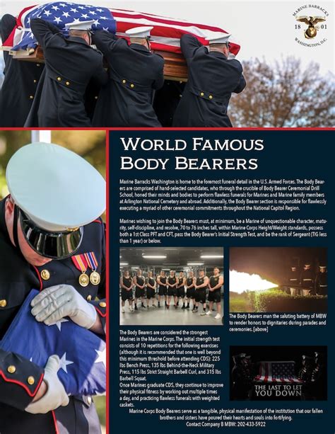 These Marines Are Putting Up Big Numbers These Are Marine Corps Body Bearers And They Need Incredible Strength To Perform Their Job Marine Corps Body Bearers Are Elite Marines Who Carry The