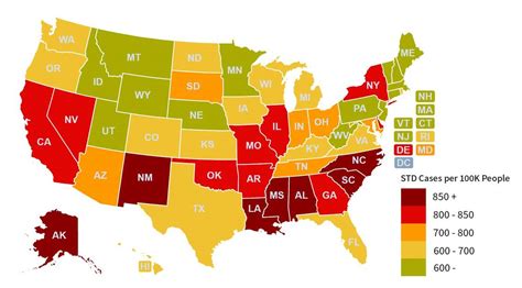 These U S Cities Have The Highest Sti Rates 2025