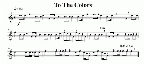 To The Colors Bugle Call