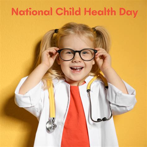 Today Is National Child Health Day Each Child Deserves To Be The Healthy Children Require Support And Growth Opportunities From The Food They Eat To The Words They Hear Nationalchildhealth Childhealthday Healthcare