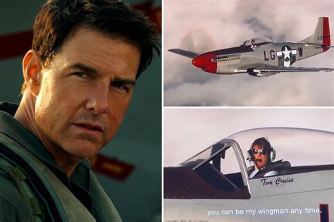 Tom Cruise Accepts His Mtv Movie Award In His P 51 Mustang Plane