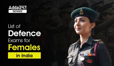 Top Defence Exams For Females In India