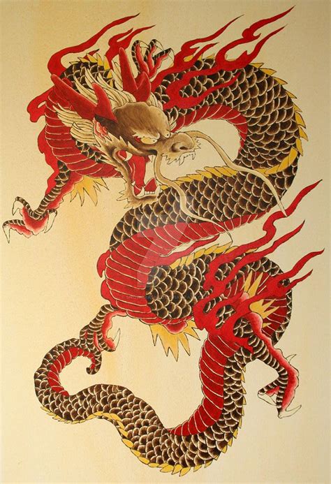 Traditional Chinese Dragon Drawings