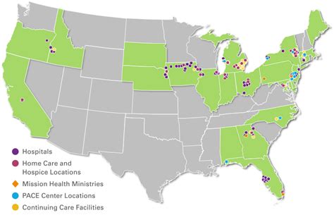 Trinity Health Locations Map