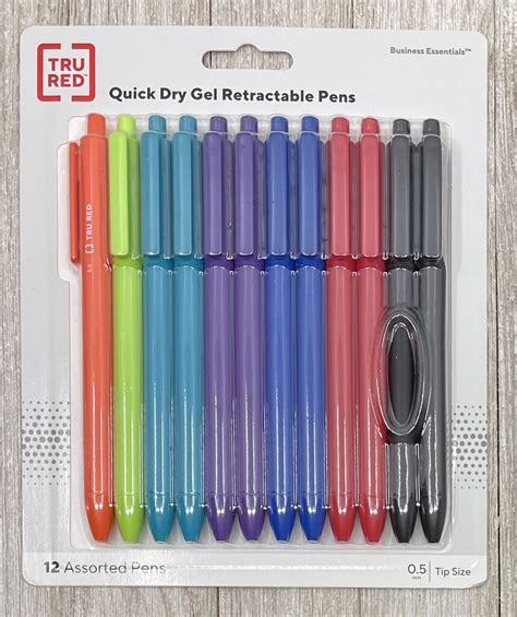 Tru Red Retractable Quick Dry Gel Pen Review The Pen Addict