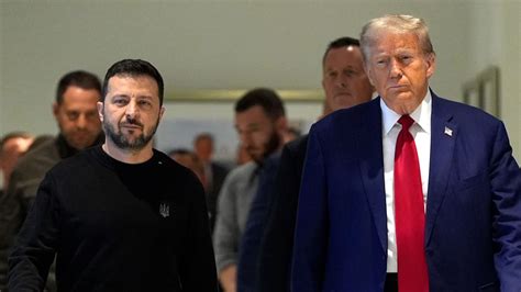 Trump Vows To Resolve Ukraine Russia War Very Quickly As He Meets Zelenskyy Ukraine The Guardian