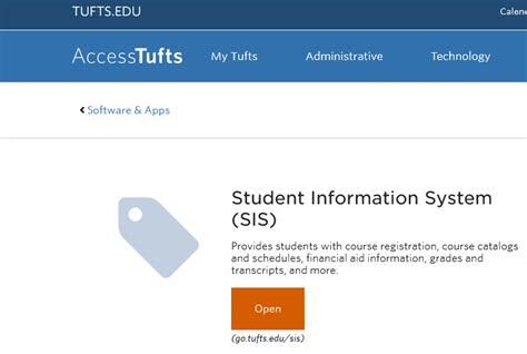 Tufts Student Health Portal