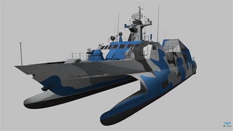 Type 022 Missile Boat Houbei Featured Model Mvrsimulation