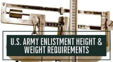 U S Army Enlistment Height Weight Requirements Veteran Com