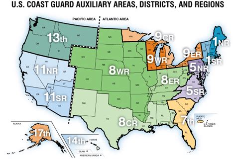 U S Coast Guard Districts