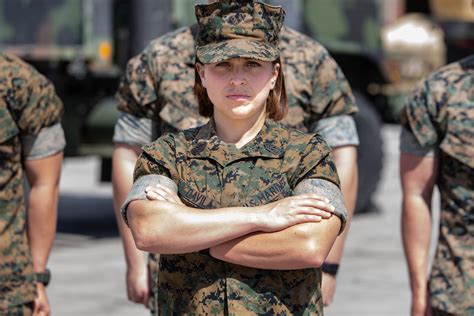 U S Marine Military Women Female Marines Female Soldier