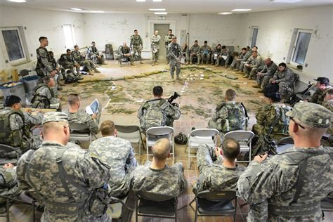 U S Soldiers And Paratroopers Conduct A Pre Mission Brief For An Air