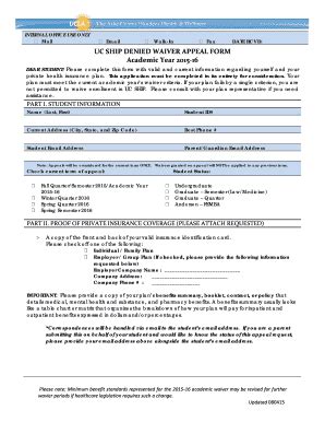 Uc Ship Waiver Ucla