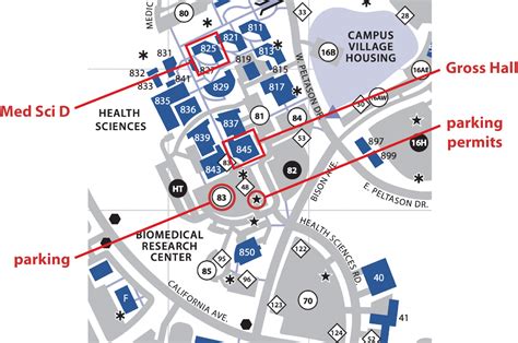 Uci Parking Map