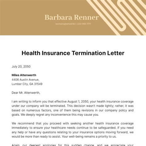 UConn Health Termination Letter