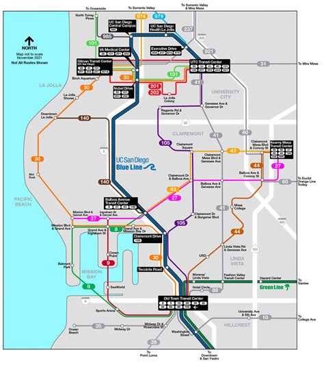 Ucsd Blue Line Map