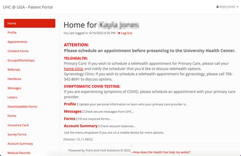 Uga Uhc Patient Portal