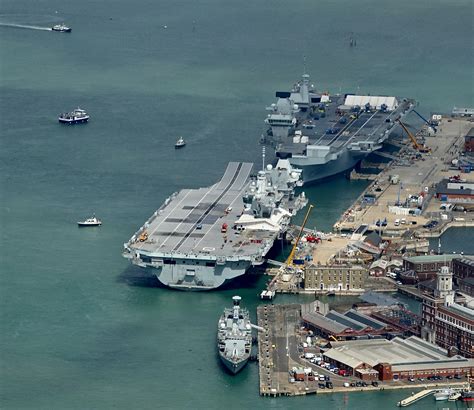 UK Aircraft Carrier in Portsmouth