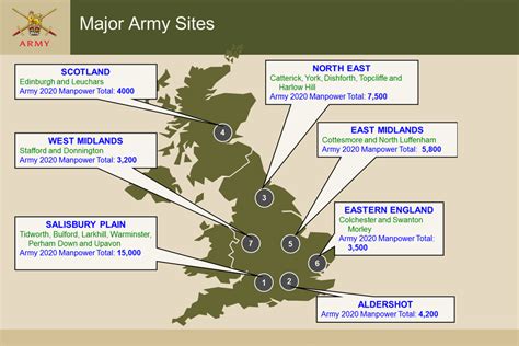 Uk Military Bases Map