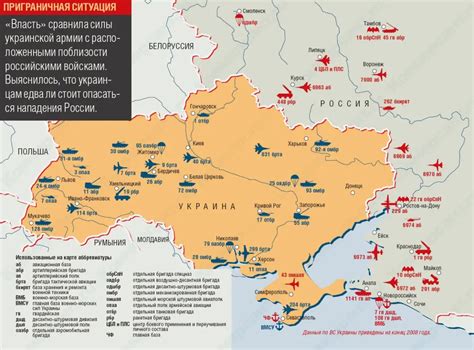 Ukraine Air Bases Map