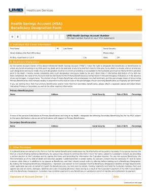 Umb Health Savings Visa Account