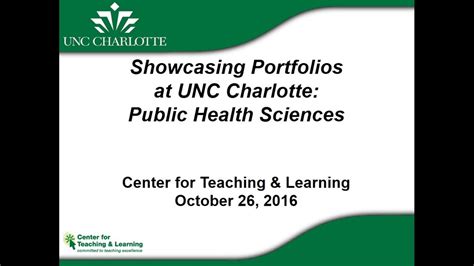 Unc Charlotte Public Health Major