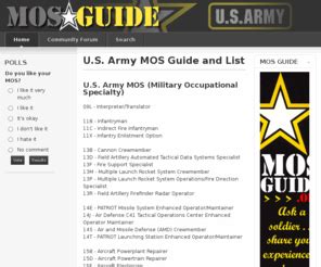 United States Army Mos List