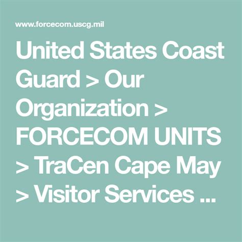 United States Coast Guard Our Organization Forcecom Units Attc Training Aet