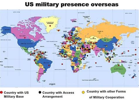 United States Military Bases World Map Printable Map