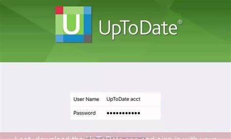 Uptodate Login