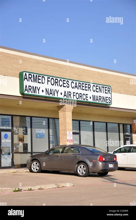 Us Armed Forces Career Center Recruitment Office Texas Usa Stock Photo Alamy