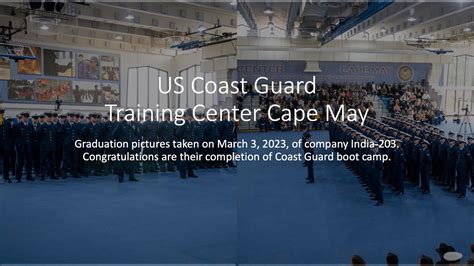 Us Coast Guard Boot Camp India 203 Graduation Pictures Youtube