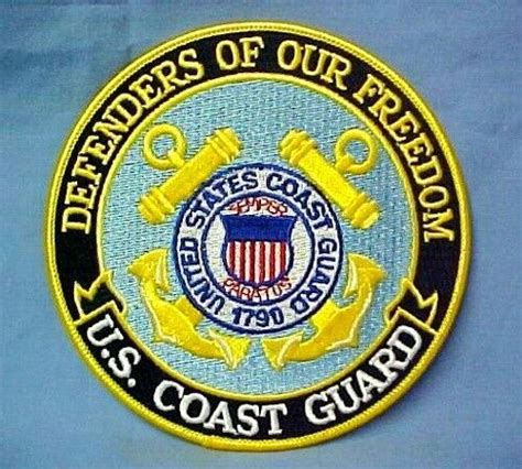 Us Coast Guard Patch Uscg Defenders Hero Embroidered 5 Chest Shoulder New Ebay