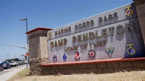 Us Marine Corps Base Camp Pendleton Amp 39 S Main Gate Temporarily Closed After Driver Attempted To