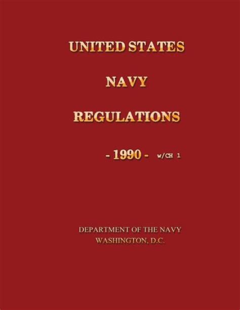 Us Navy Regulations Article 1165