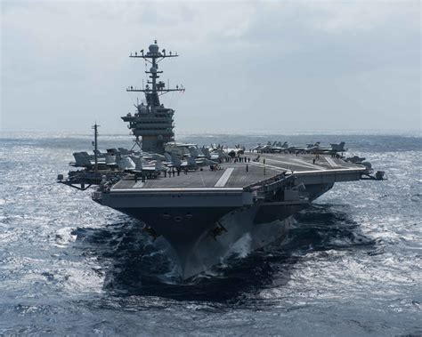 Us Navy The Nimitz Class Aircraft Carrier Uss John C Stennis Cvn 74 Underway The Pacific