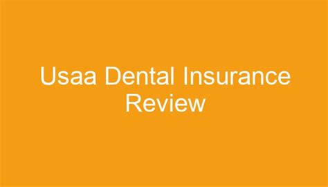 Usaa Dental Insurance